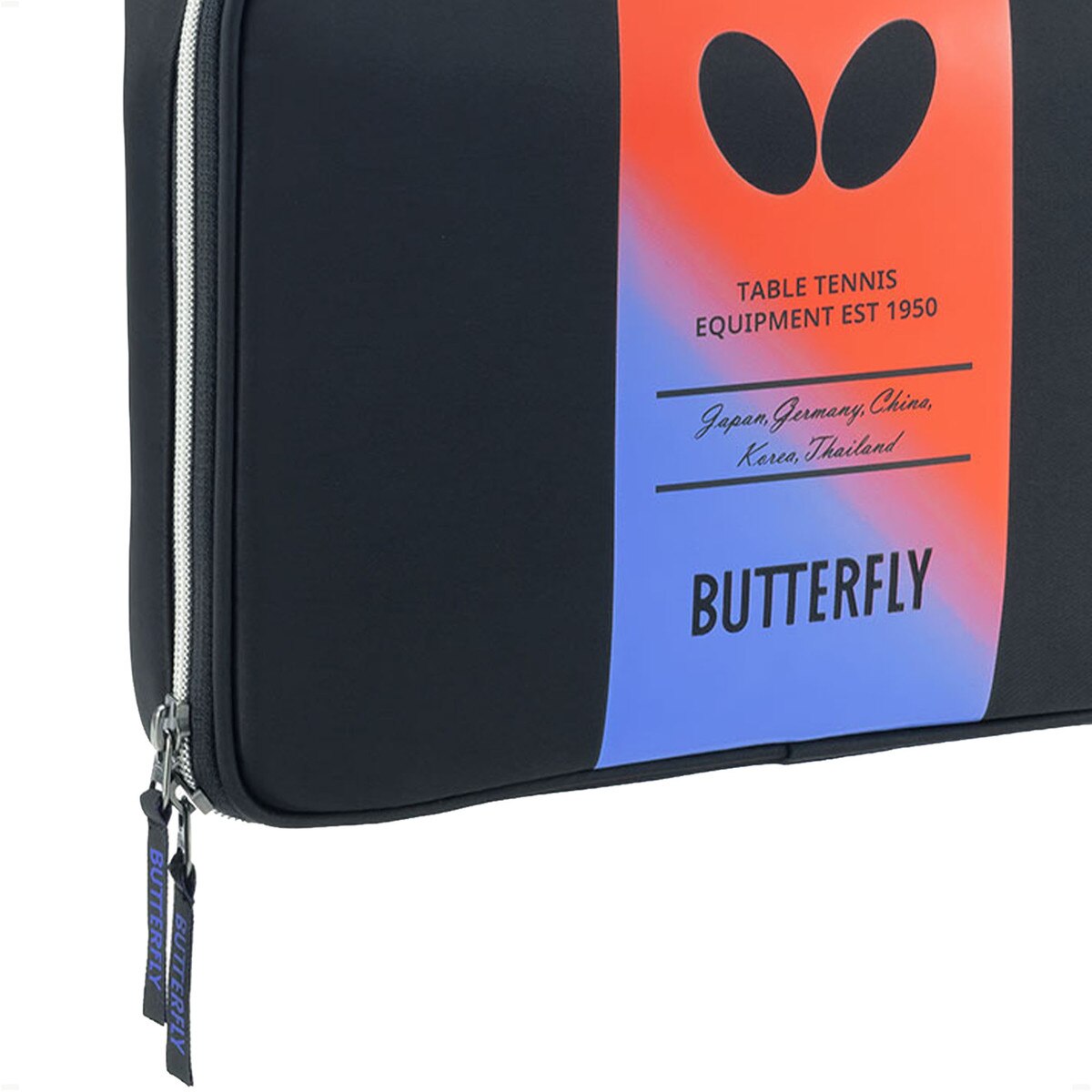 Butterfly Table Tennis BG Racket Case - Purple - Close-Up